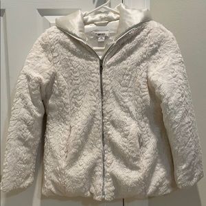 Faux fur kids coat